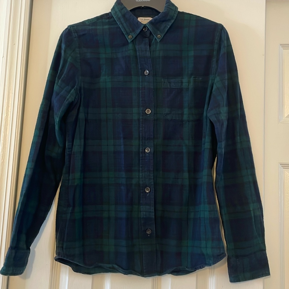 2/$15 3/$20🌹 L.L. Bean flannel shirt extra small